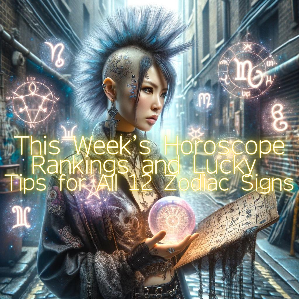 This Week's Horoscope Rankings and Lucky Tips for All 12 Zodiac Signs