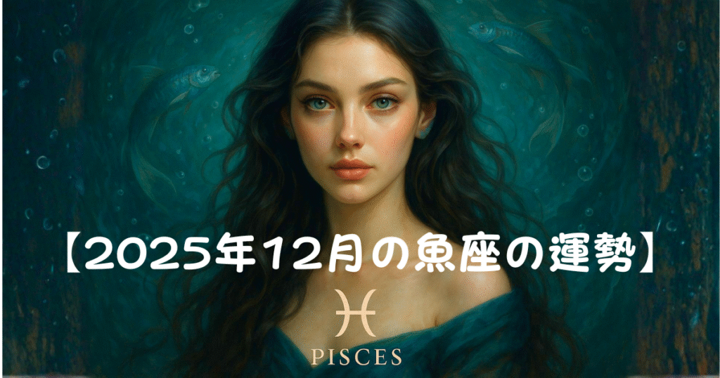 【2025年12月魚座の運勢】