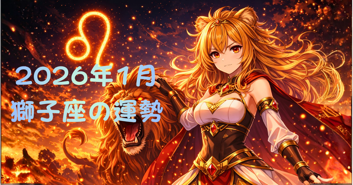 2026年1月の獅子座