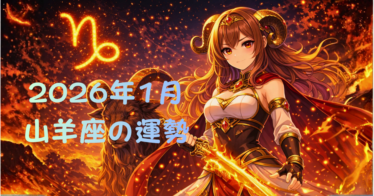 2026年1月の山羊座