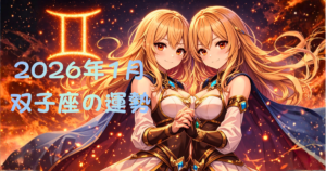 【双子座の1月の運勢】