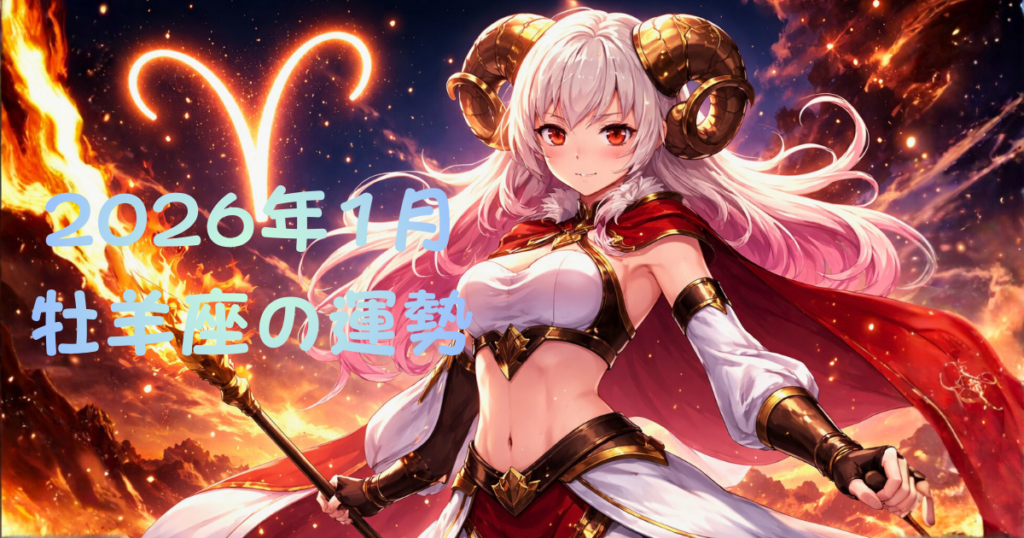 【牡羊座の1月の運勢】