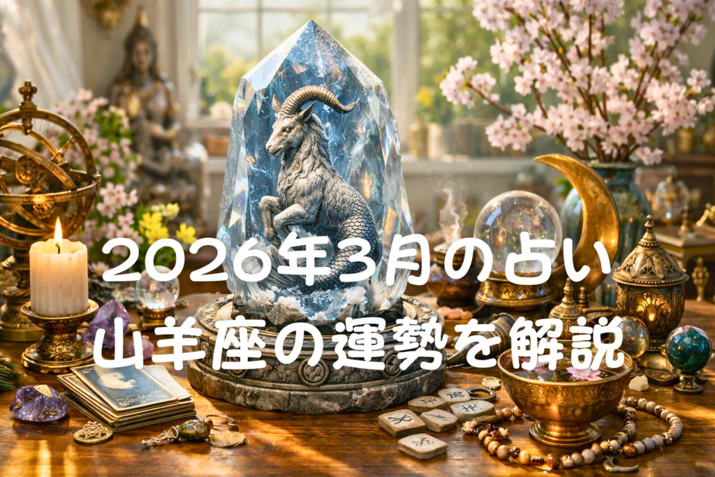 2026年3月の占い山羊座
