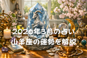 2026年3月の占い山羊座