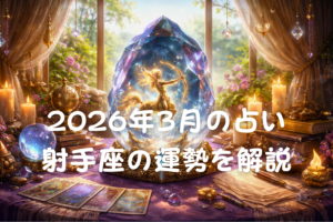 2026年3月の占い射手座