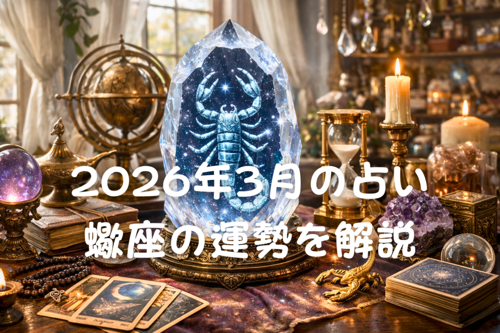 2026年3月の占い蠍座