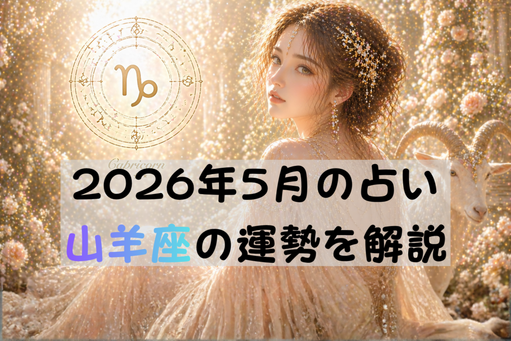 2026年5月の占い山羊座