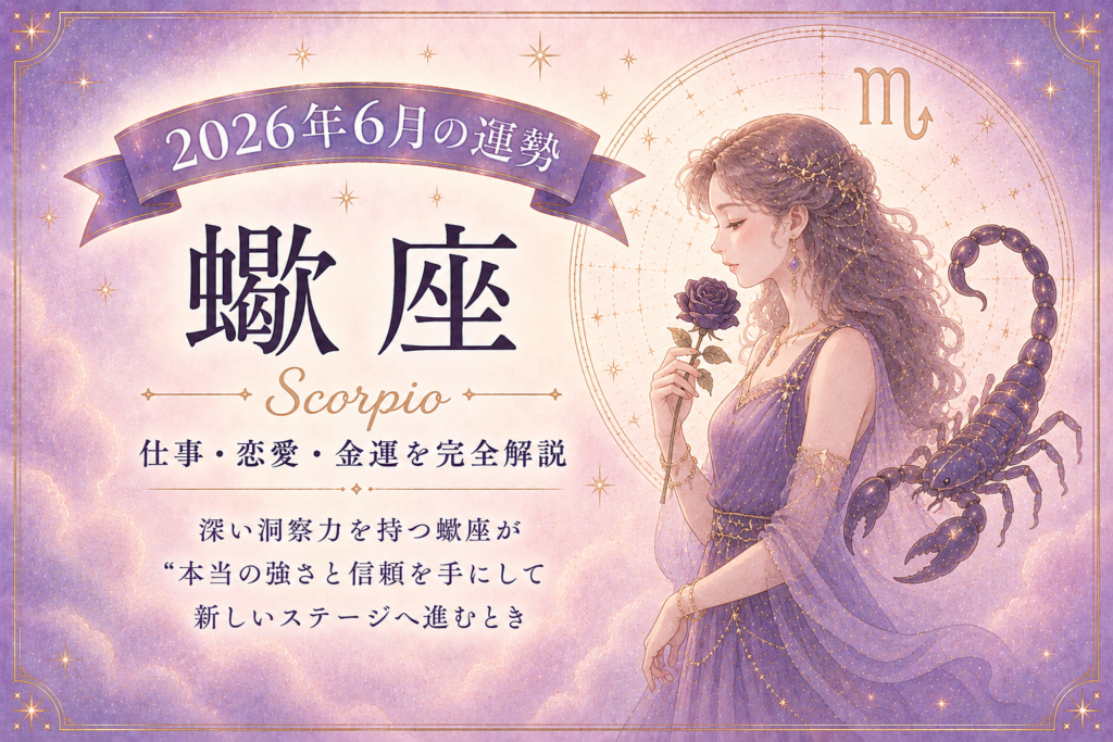 6月の蠍座