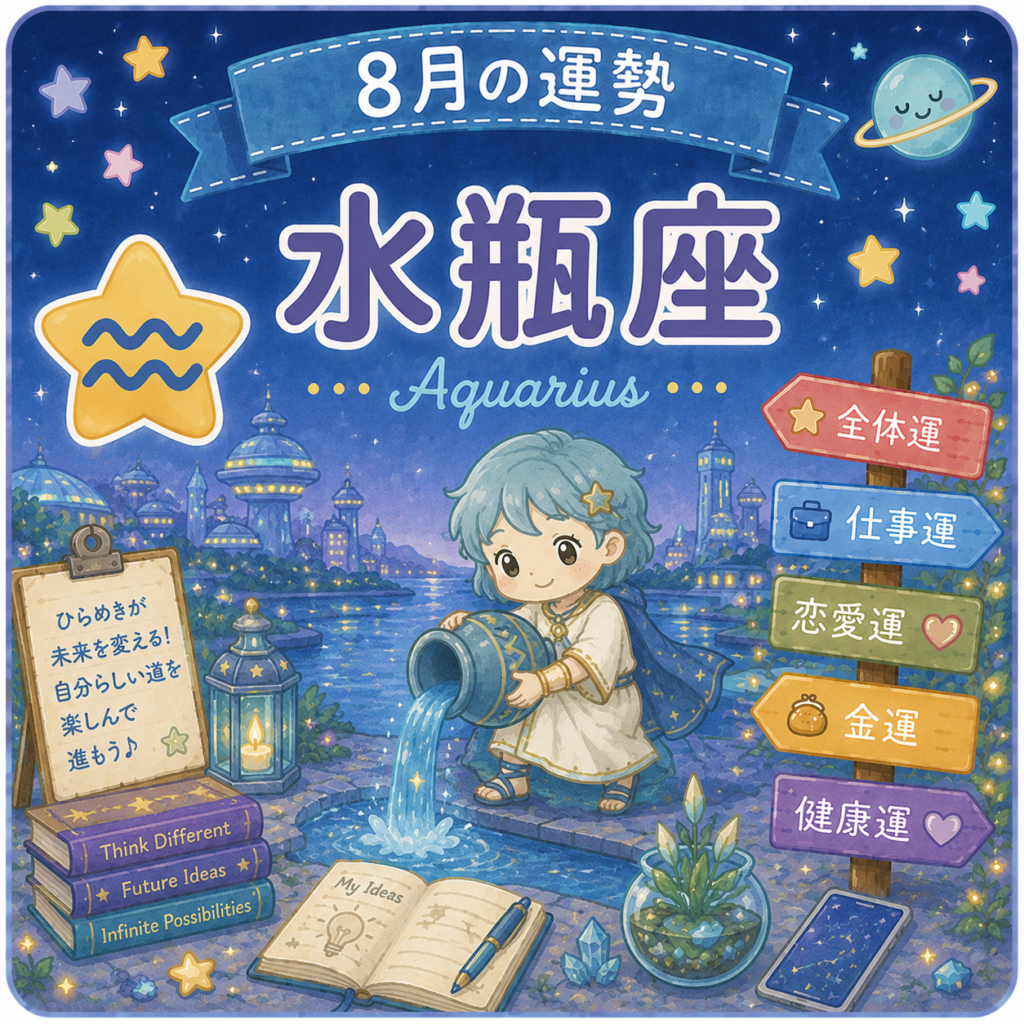 8月の水瓶座
