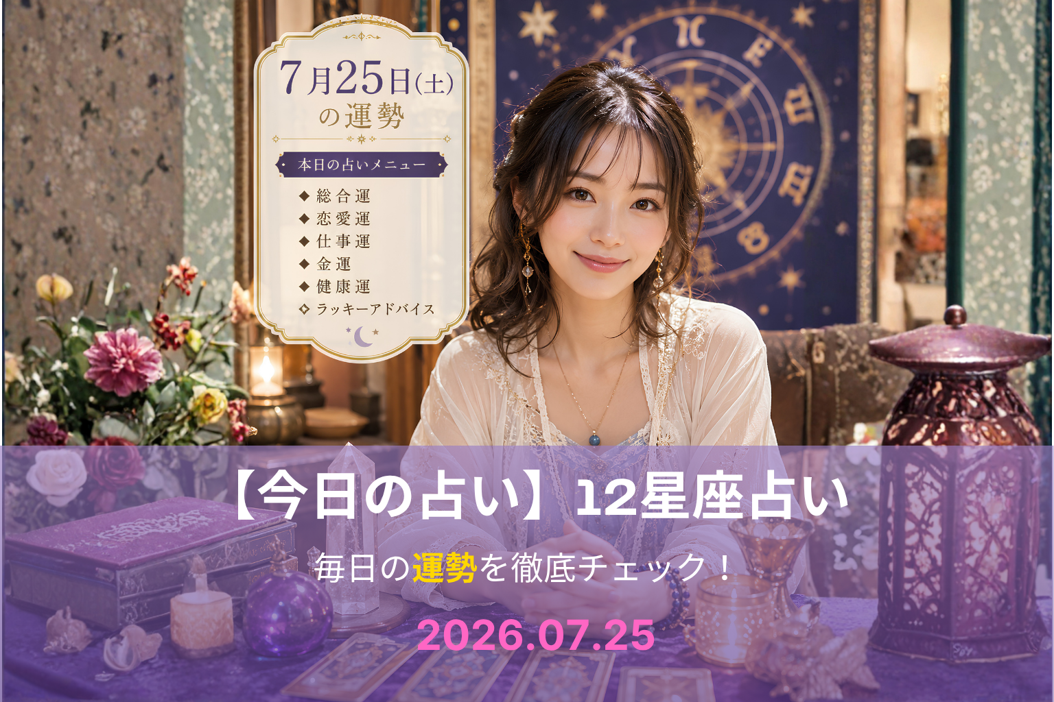 7月25日の占い 7月25日の占い