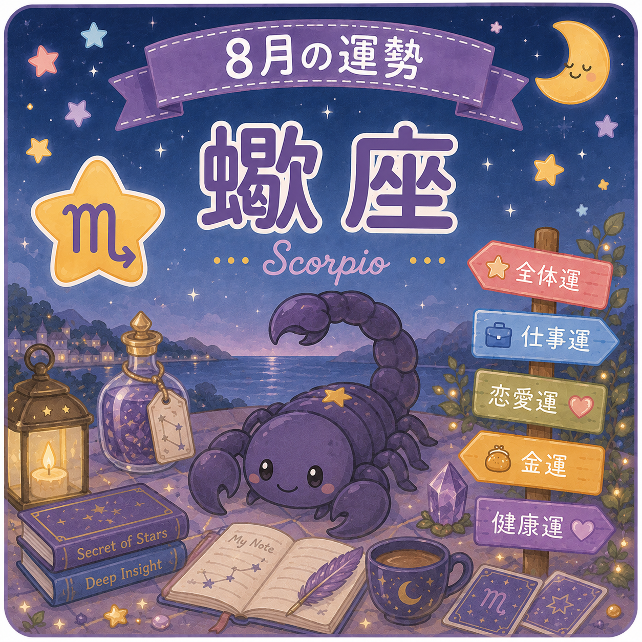 8月の蠍座 8月の蠍座